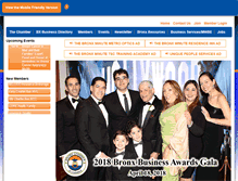 Tablet Screenshot of bronxchamber.org